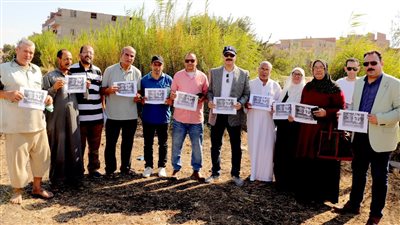 معاينة قطعة أرض لبناء مدرسة بميت فارس في الدقهلية (صور)