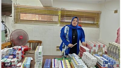 ضبط 1000 علبة سجائر مهربة و700 لتر سولار ومواد وسلع تموينية مدعمة بالجيزة