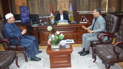محافظ الغربية يستقبل وكيل وزارة الأوقاف الجديد