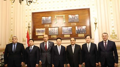 رئيس محكمة النقض يستقبل وفودا صينية قضائية رفيعة المستوى ( صور)