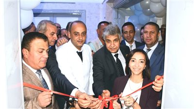 محافظ البحيرة تفتتح أعمال توسعة العناية المركزة بمستشفى أبو المطامير (صور)