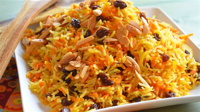 الأرز البسمتي بالمكسرات