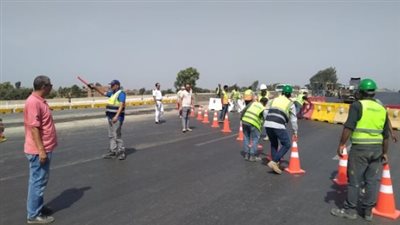 انتهاء 50% من أعمال صيانة الطريق الدائري الإقليمى 