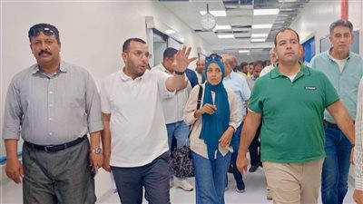 مساعد وزير الصحة يتفقد مستشفى منفلوط المركزي الجديد بأسيوط (صور) 