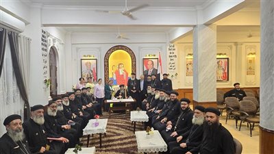 الأنبا ثاوفيلس يترأس أول لقاء للمجلس الإكليريكي الإقليمي