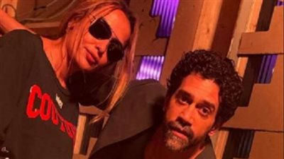 مشاهد جمعت زينة وأحمد مجدي بكواليس فيلم بنات الباشا ( صور)