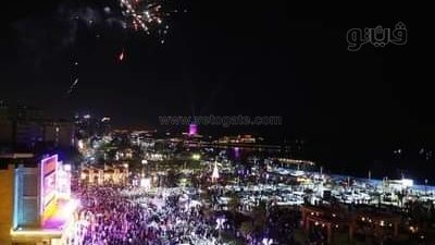 ضمن احتفالات يوم السياحة العالمي بأسوان، إطلاق الألعاب النارية بين شوطي مباراة الأهلي والزمالك 