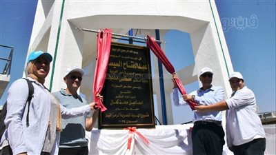 محافظ أسوان يفتتح مشروع الهوية البصرية 