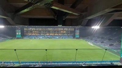 شاهد ملعب المملكة أرينا قبل 5 ساعات من مباراة الأهلي والزمالك (صور)