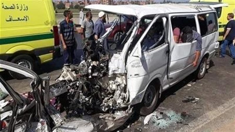 إصابة 5 طلاب فى حادث