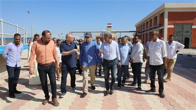 محافظ المنيا يتفقد محطة صرف برطباط بتكلفة 650 مليون جنيه