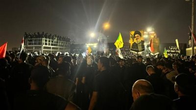 آلاف المتظاهرين يحاولون اقتحام السفارة الأمريكية في بغداد (فيديو)