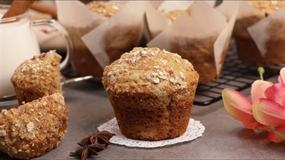  طريقة عمل مافن الشوفان، حلوى صحية قليلة السعرات الحرارية