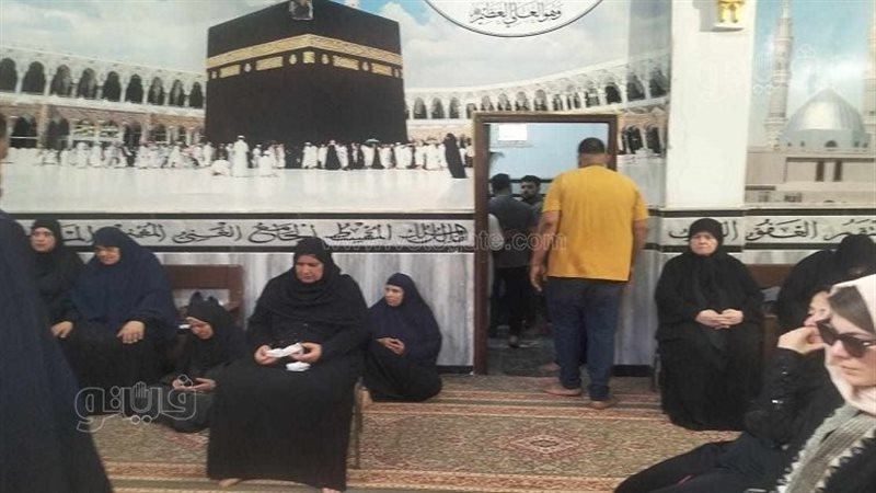 دفن شقيقة احمد عمر