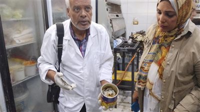 ضبط مواد غذائية غير صالحة للاستهلاك الآدمى فى سوهاج 