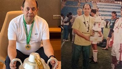 أحمد سليمان يحتفل بفوزه بالسوبر الإفريقي كمدرب وعضو مجلس إدارة 