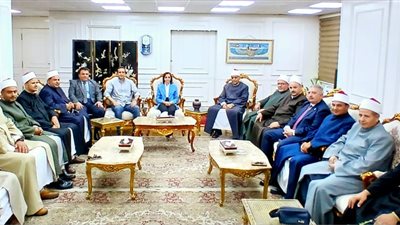 محافظ البحيرة تستقبل وفد المنطقة الأزهرية والأوقاف