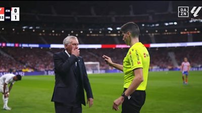 توقف مباراة ريال مدريد وأتلتيكو بسبب شغب الجماهير 