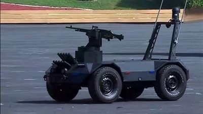 سيارة الردع المخصصة في اقتحام البؤر الإجرامية (فيديوجراف)