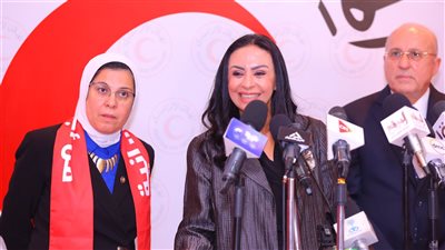 وزيرة التضامن تطلق مبادرة الهلال الأحمر المصري 