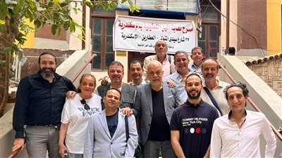 أشرف زكي يطلق أول مسرح لنقابة المهن التمثيلية بالإسكندرية