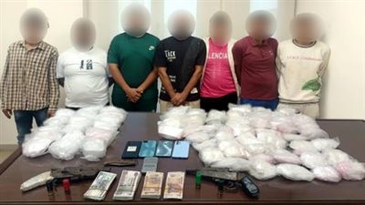 مضبوطات بـ9 ملايين جنيه، القضاء على بؤرة إجرامية لتجارة المخدرات ببولاق الدكرور