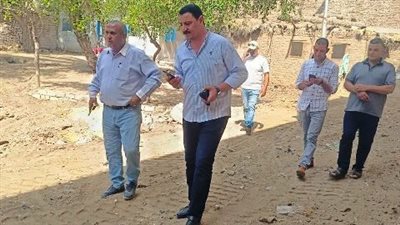  بتكلفه 8 ملايين جنيه، تركيب بلاط الإنترلوك بشوارع الحسينية في الشرقية 