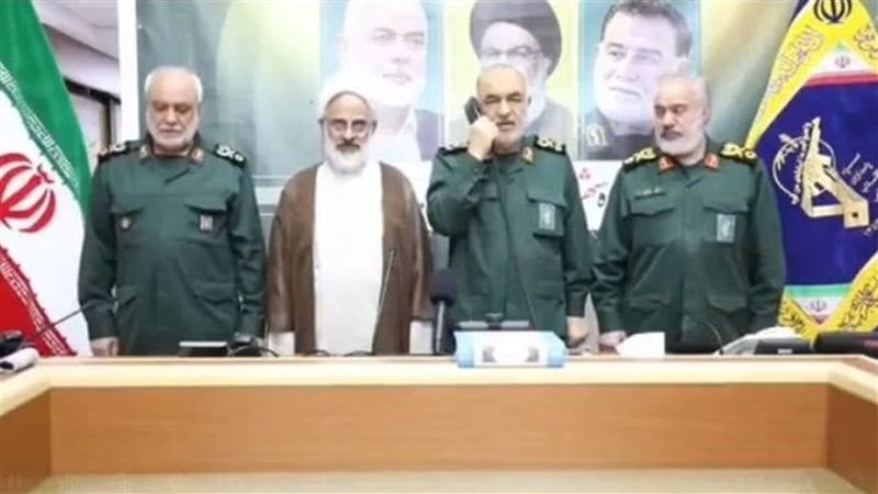 لحظة إصدار أمر قصف