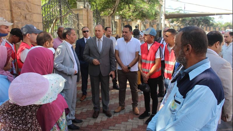 يوم بيئي بجامعة المنصورة،
