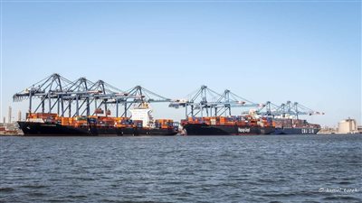 حركة السفن والبضائع في ميناء دمياط خلال 24 ساعة