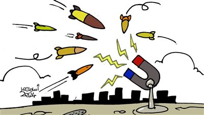 القبة الحديدية في كاريكاتير فيتو