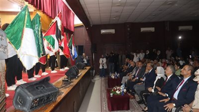 محافظ القليوبية ورئيس جامعة بنها يشاركان في احتفالية ذكرى نصر أكتوبر المجيد