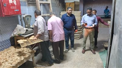 تحرير 14 محضرا في حملة تموينية على المخابز بأسيوط