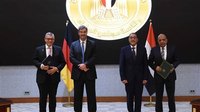 رئيس الوزراء ونظيره البافاري يشهدان توقيع إعلان نوايا مشترك 