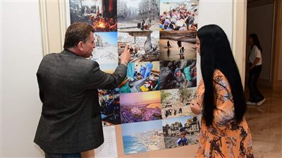  لقطات من معرض «صور فلسطيـنى» بـ مهرجان الإسكندرية السينمائي