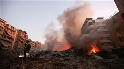 غارات إسرائيلية عنيفة على منطقة الكفاءات بالضاحية الجنوبية لبيروت