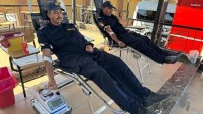 مديرية أمن البحر الأحمر تنظم حملة للتبرع بالدم 