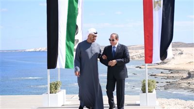 أخبار مصر اليوم، السيسي وبن زايد يشهدان إعلان مخطط مشروع 