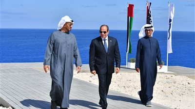 السيسي وبن زايد يشهدان إعلان مخطط مشروع 