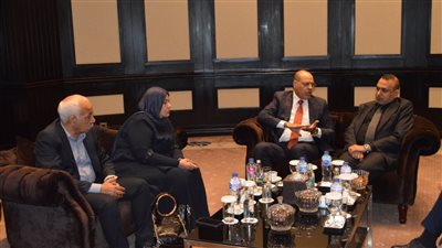 وزير العمل يلتقى نظيره العراقي لبحث التعاون المشترك