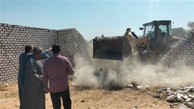 إزالة 20 حالة تعد على الأراضي الزراعية بالشرقية 