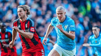 الدوري الإنجليزي، مانشستر سيتي يتعادل مع فولهام 1-1 في شوط أول مثير (صور) 