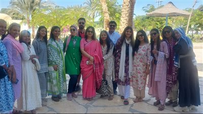 فرق مهرجان الإسماعيلية للفنون الشعبية تزور منطقة البحيرات المرة (صور) 