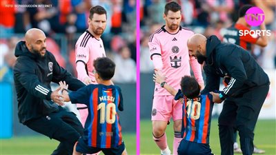 من أجل ميسي، طفل يقتحم ملعب مباراة إنتر ميامي وتورونتو (فيديو)