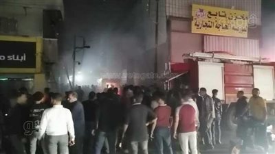 مصرع طفل إثر حريق بمحل حدايد وبويات في الغربية (صور)