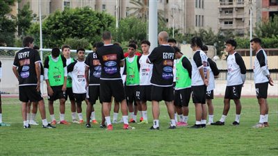 منتخب مصر 2008 يختتم تدريباته استعدادا لودية الكويت غدا (صور)