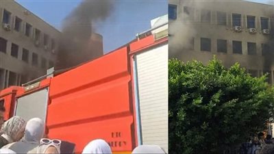 المعمل الجنائي يعاين حريق شقة في بولاق الدكرور 