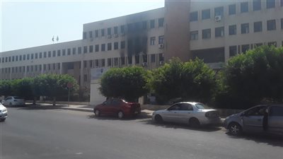 أخماد حريق محدود بكلية التمريض جامعة الإسكندرية دون إصابات (بث مباشر)