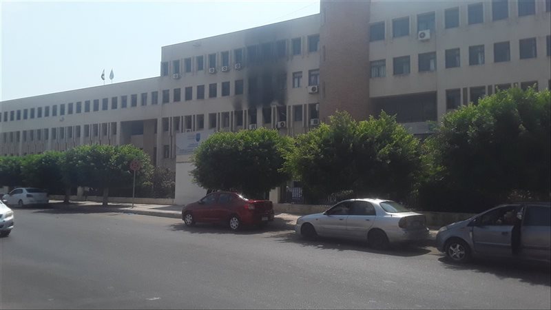  حريق محدود بكلية