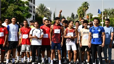 جامعة القناة تنظم سباق احتفالًا بذكرى انتصارات أكتوبر (صور)
